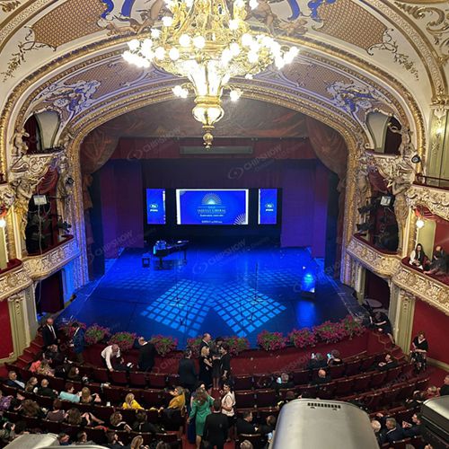 C-Beetle P2.97 indoor LED screen for theater in Romania